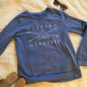 Target “weekend wanderer” sweatshirt